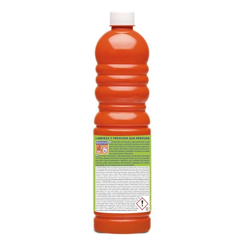 Miniatura 4 de Asevi Fregasuelos Perfumado Naranja 12x1L pH Neutro Todo Tipo de Suelos