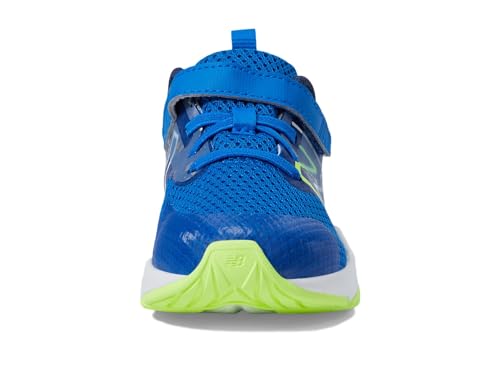 New Balance Baby ITRAVRB2 Running Shoe, Team Royal/Blue Oasis/Bleached Lime Glo, 3 Wide US Unisex Infant3