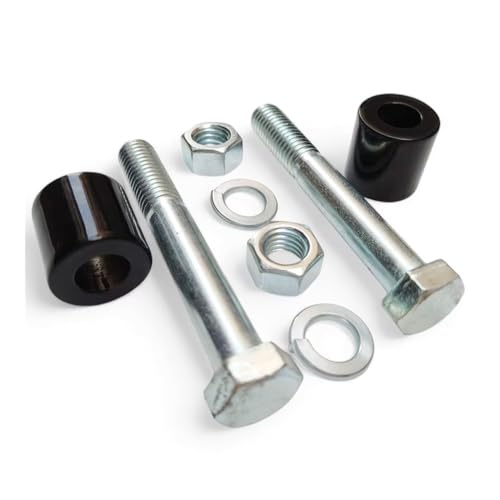 Riser guidon moto 25 cm extensions de rehausseurs noir brillant Softail Dyna Touring