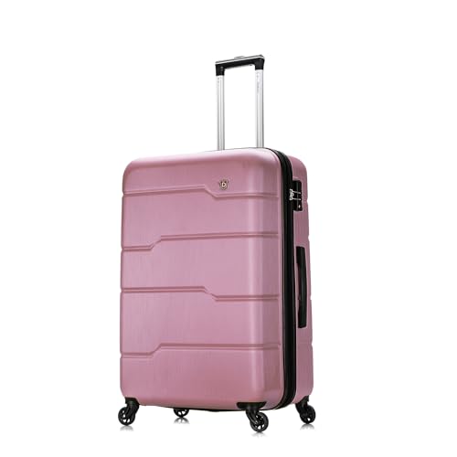 DUKAP RODEZ Hardside Luggage with Ergonomic Handles and TSA Lock | Spacious Traveling Suitcase, Travel Suitcase with Four Spinner Wheels and Studs | 28
