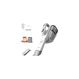 BLACK+DECKER Dustbuster Aspiradora de Mano, inalámbrica, AdvancedClean+, Color Blanco (HHVK320J10)