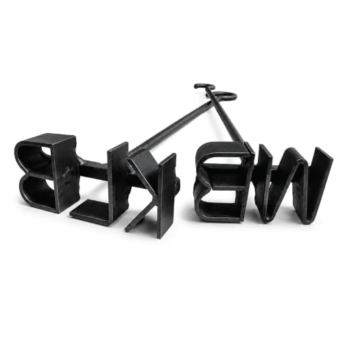BBQ Fans Classic Monogram Branding Iron