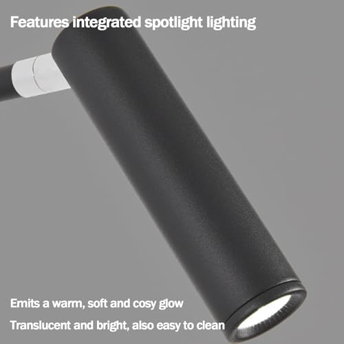 Lámpara de pared con interruptor rotación luz de pared de aluminio 4