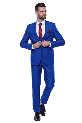 Costume complet homme 3 pièces résistant aux plis pour dîner chic