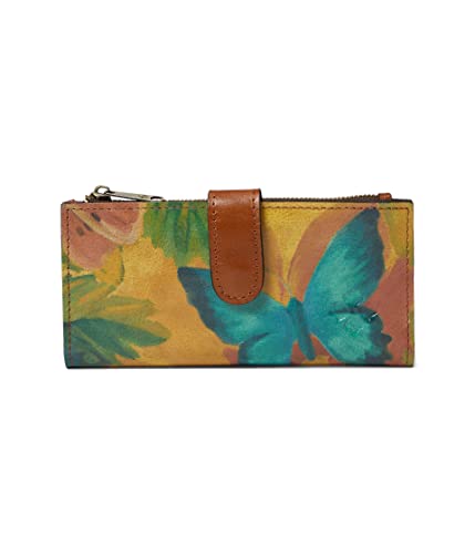 Patricia Nash Nazari Wallet Watercolor Butterfly Print One Size