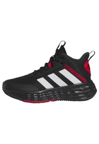 Adidas Unisex Kinder Ownthegame 2.0 Shoes, Core Black/Cloud White/Vivid Red, 37 1/3 EU