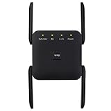 【Compatibilidad Universal】 Nuestro extensor wifi funciona con todos los estándares 802.11 ac / a / b / g / n para enrutadores o puertas de enlace. Puede extender fácilmente la cobertura inalámbrica presionando el botón WPS. O configúrelo a través del sitio web del navegador (192.168.188.1) en casi todos los dispositivos.