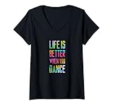 Life Is Better When You Dance ein perfektes Geschenk für Tanzlehrer und -studenten ist. Ein lustiges Tänzerzitat, mit einem coolen Farbverlauf, perfekt für alle Tänzer! Tänzer scherzt Geschenke mit Art!