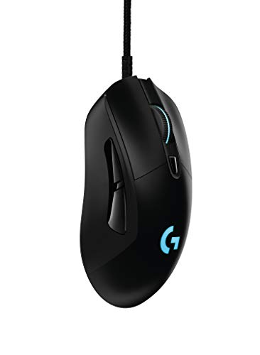 Logitech G 403 Prodigy Souris de Jeu Filaire 12 000 DPI RVB légère 6 Boutons programmables Mémoire embarquée Compatible PC/Mac Noir