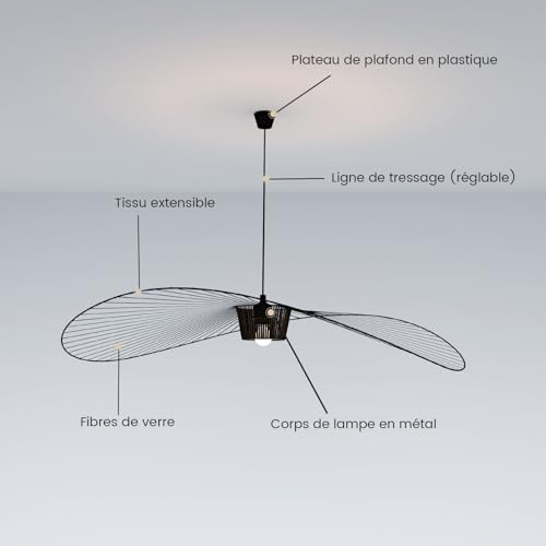 Lustre LED E27 40W max au design simple et créatif pour éclairage de salon - 5
