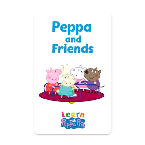 Yoto: Learn with Peppa – Peppa & Friends en inglés. Cuentos Infantiles Audio sin Pantallas con Historias Divertidas para Jugar, Dormir o Viajar. Tarjeta Compatible con Player y Mini. Edad 3+.