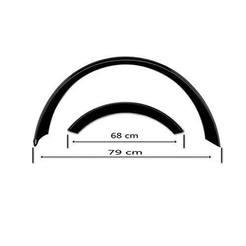 Guardabarros for bicicleta resistente con alas de cobertura total delantera y trasera 2