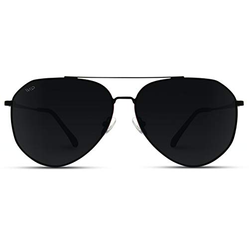 WearMe Pro Polarized Aviator Sunglasses for Women and Men | UV Protection | Reflective Lens | Pink, Blue, Black Aviators2