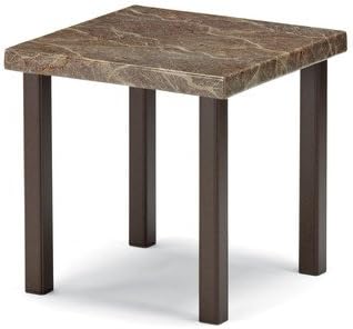 Amazon.com: Stone-Tech Side Table Finish: Gloss White : Patio, Lawn ...