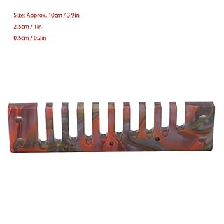 Peigne Harmonica Peigne Léger Sans Déformation pour Hohner Marine Band Crossover Deluxe((Ambre )) - Les Beatles, Paul McCartney, John Lennon, RIngo Starr, George Harrison Peigne Harmonica Peigne Léger Sans Déformation pour Hohner Marine Band Crossover Deluxe((Ambre )) – Image 3