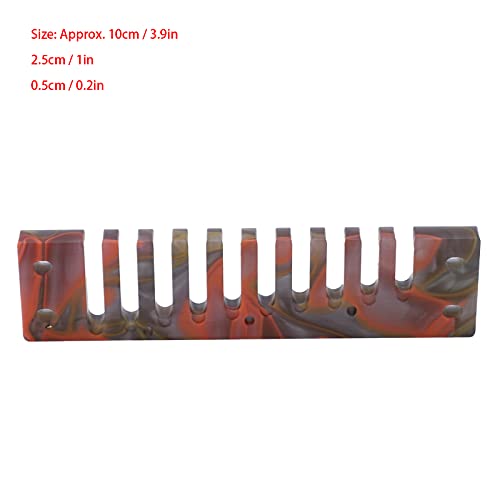 Peigne Harmonica Peigne Léger Sans Déformation pour Hohner Marine Band Crossover Deluxe((Ambre )) - Les Beatles, Paul McCartney, John Lennon, RIngo Starr, George Harrison Peigne Harmonica Peigne Léger Sans Déformation pour Hohner Marine Band Crossover Deluxe((Ambre )) – Image 4