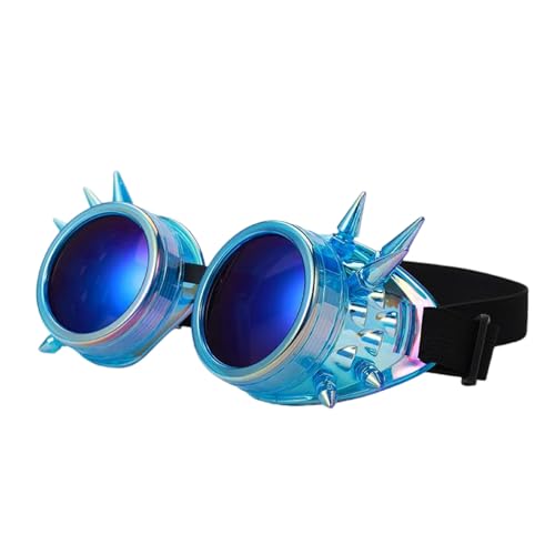 Lunettes Steampunk rétro punk fluo comme accessoire costume cosplay