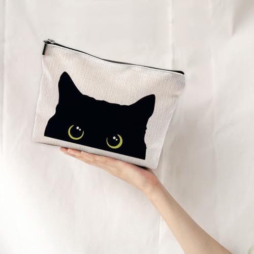 Blackcatmakeupbagkittycosmeticbagsforwomencatloversgiftscatmomgiftssmallmakeupbagforpurse Urban Country Home Decor Black cat makeup bag kitty cosmetic bags for women cat lovers gifts cat mom gifts small makeup bag for purse urban country home decor