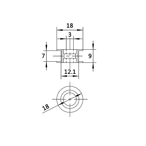 Winsinn Gt2 Idler Pulley 20 Teeth 3Mm Bore 6Mm Width Timing Pulley Wheel Aluminum For 3D Printer (Pack Of 5Pcs) #TOP1