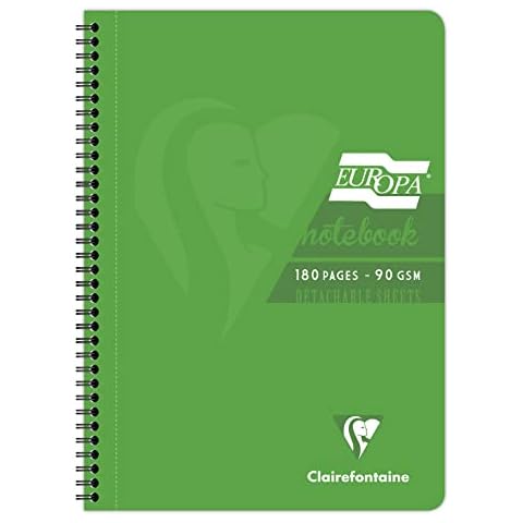 Clairefontaine Europa Wirebound Notebook with Glossy Cover Cover