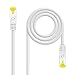 Produktbild NANOCABLE 10.20.1901-W  RJ45 LSZH Cat.6A SFTP-Ethernet-Netzwerkkabel, AWG26, 100% Kupfer, Halogenfrei, Weiß, 1 m Patchkabel