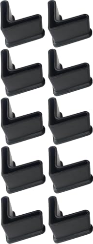cyclingcolors 10x Protector Perfil Angular 90° Plástico pies Estante capuchón Tapones Tapón Muebles (A = 40mm)