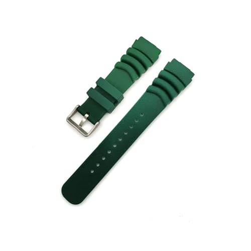 [ȓX] 20mm 22mm VRXgbv ZCR[ EH[^[S[Xg SKX007 SPR009 SRP777J1 _CrOX|[c hXgoh uXbg EHb`oh(Green,20mm)