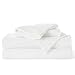 Bedsure 100% Washed Cotton Duvet Cover Queen Size - Natural White Minimalist Cotton Duvet Cover Linen Like for All Seasons - GentleSoft™ Plain Simple Bedding (Natural White, Queen, 90