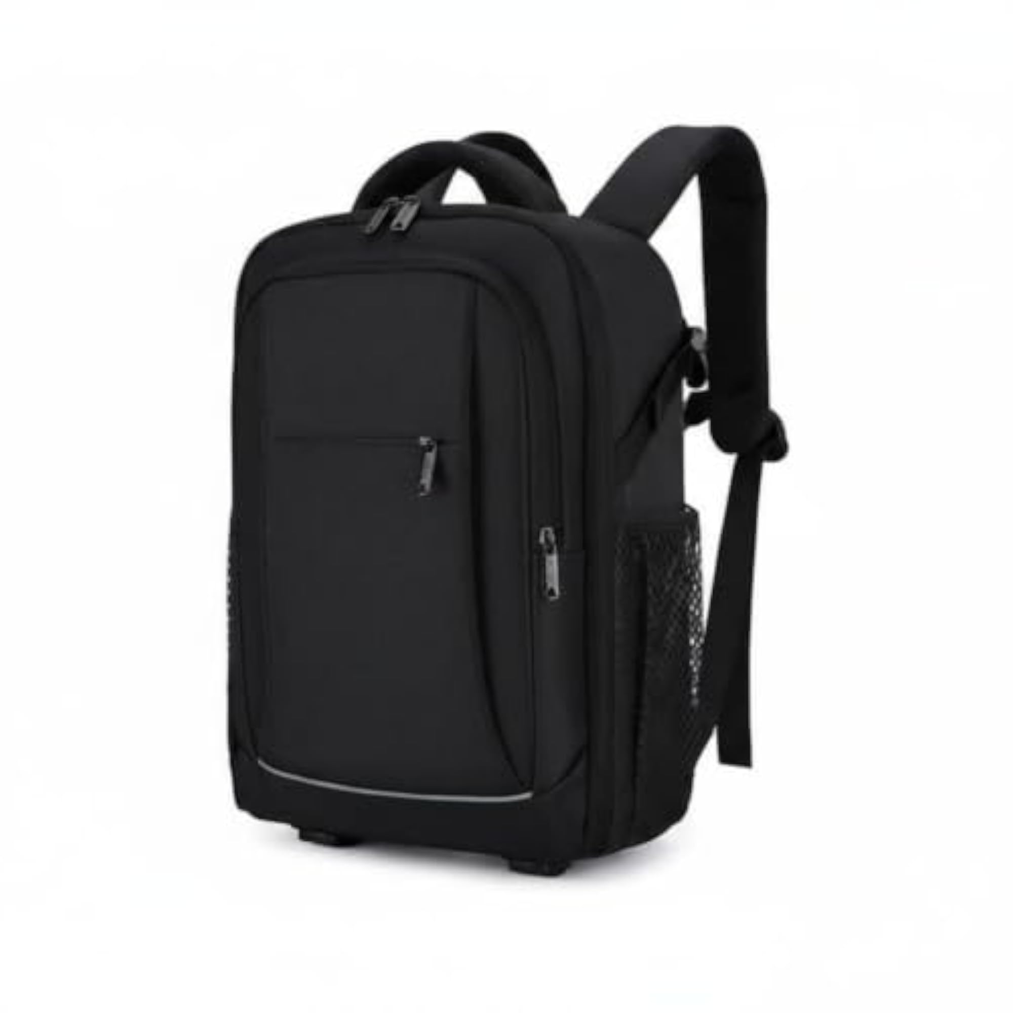 Adjustable Dividers Camera Backpack Mesh Side Style L Black