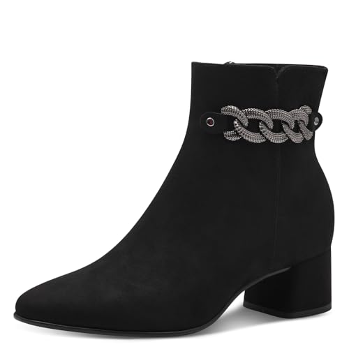 Bottine femme MARCO TOZZI 2-25352-43 boots noir talon carré