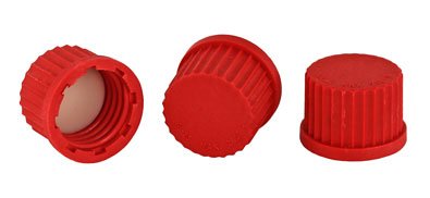 Chemglass CG-196-05 Series CG-196 Solid Cap, PTFE Seal, GL-45 Thread, PBT