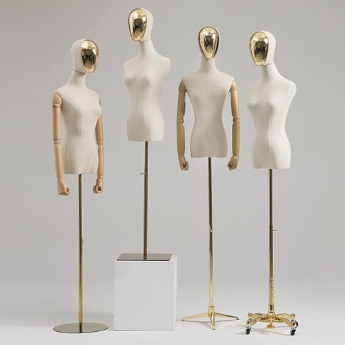 Maniquí de mujer ajustable para decoración de hogar y escaparates 3