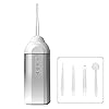 Elektrische tandheelkundige Flusher, Waterflossers voor tanden Draadloos met 200ml watertank & 4 Jet Tips Draagbare IPx7…