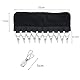 Acrylic 2 Stück Hut-Organizer mit Clip, Schwarz Baseball Cap Rack, Hut-Organizer, Organizer für Baseballmütze, Huthalter, faltbar, tragbar