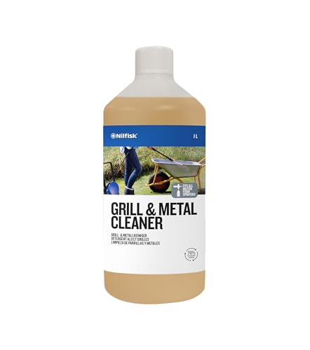 Nilfisk Limpiador de Superficies Metálicas - Detergente de Hidrolimpiadora para Barbacoas, Parillas, Herramientas Metálicas (1 L)