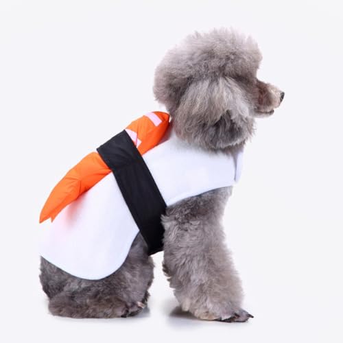 FRCOLOR Lustiges Hund Sushi Kostüm Halloween Haustier Cosplay Outfit Lustige Hundekostüme Hunde Halloween- Für Party Fotoshooting