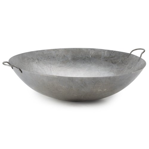 Wok estilo cantonés acero 28 pulgadas miniatura 1