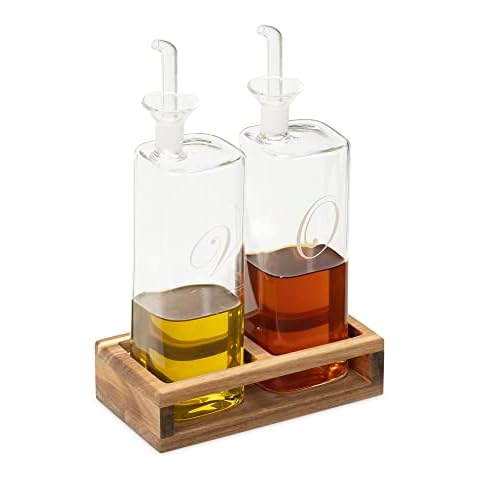 Navaris 2er Set Öl- und Essigspender aus Glas Cover