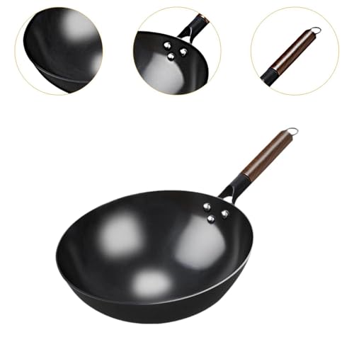 Wok sartén con fondo redondo 32 cm sin orejas miniatura 4