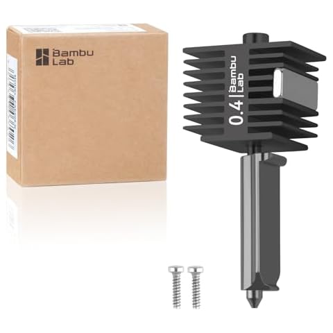 Bambu Lab A1/A1mini Hotend 0.4mm High Temp&Fast Speed Stainless Steel Nozzle+Heating Block Integrated Structure Compatible with Bambu Lab A1&A1 Mini 3D Printer Cover