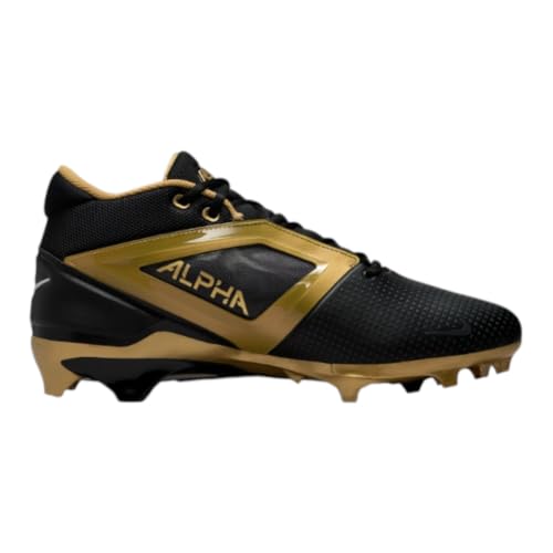 Image of Nike Alpha Menace 4 Elite Football Cleats (FD7036-600, University Red /Team Red /Black /White)
