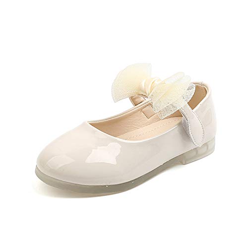 Toddler Girl Mary Jane Dress Shoes Little Girls Tulle Bowknot School Uniform Shoes Wedding Party Princess Party Flats2
