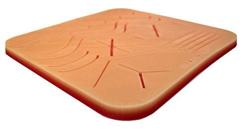Extra Large UltraPad 3-Layer Suture Pad (8x8") w/ 28 Precut Wounds - Largest Suturing Practice Pad in The World - Handmade in Brooklyn, USA - Thumbnail 5