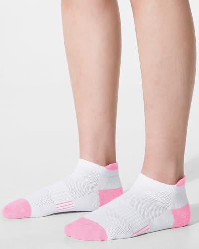 Image of Somaibo 10 Pairs Kids Socks for Boys Girls Low Cut Athletic Ankle Socks Half Cushioned Crew Cotton No Show Socks