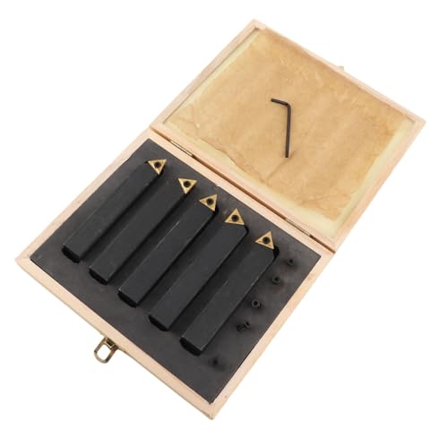 Kit de 5 herramientas para torno de carburo miniatura 4