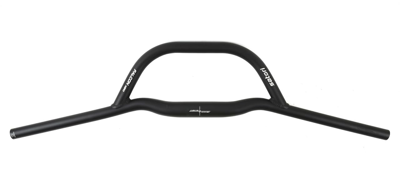 manillar bicicleta ciclo turismo satori falcon aero, aluminio, 31.8 * 760 negro mate