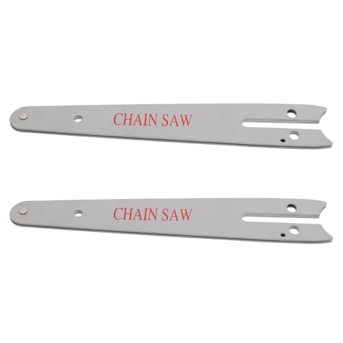 TIDTALEO 2個 ミニチェーンソー用交換チェーンバー 耐久性ガイドバー 軽量設計で剪定や枝切りに 家園芸向け電動こぎり交換部品