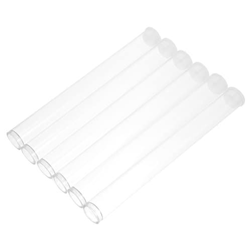 Vaguelly Tubo Acrílico Transparente para Incienso para Almacenamiento De Varillas De Incienso Soporte Práctico y Elegante para Aromaterapia