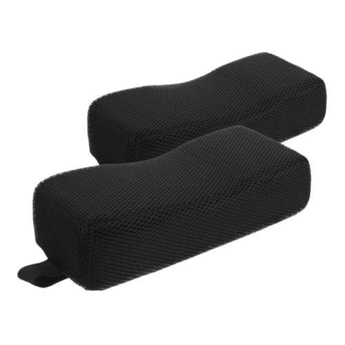 PACKOVE 2 Pcs Breathable Neck Support Pillow for Wheelchair Office Chair Reusable Headrest Attachment with Ventilated Mesh for Enhanced Comfort Durability
