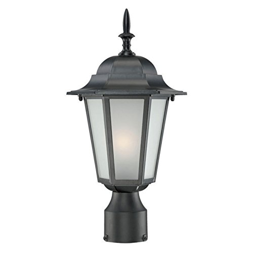 Acclaim 6117ABZ Camelot Collection 1-Light Post Mount Outdoor Light Fixture, Architectural Bronze - Thumbnail 4